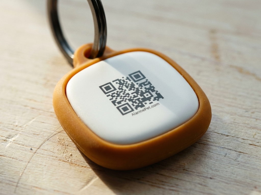 QR Code integrado ao corpo da peça: não é adesivo, não descola nem apaga